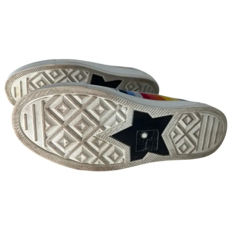 Christian Dior Walk'n'Dior Multicolor Striped Canvas Low Top Sneakers Women 37.5